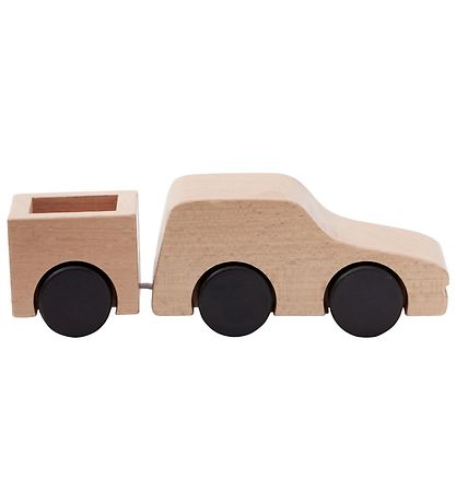 Kids Concept Træbil - 19 cm - Aiden - Pick Up