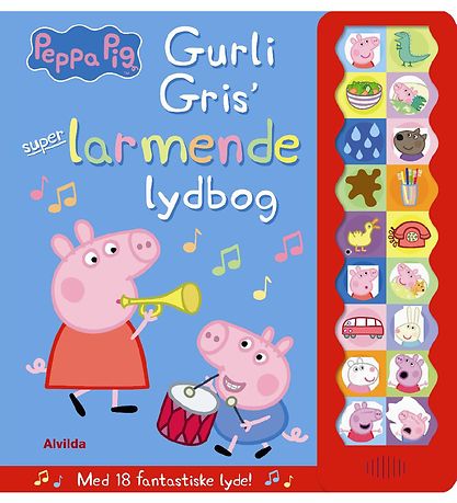 Alvilda Bog m. Lyd - Gurli Gris' Super-larmende Lydbog - Dansk