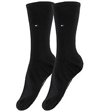 Tommy Hilfiger Strømper - 2-pak - Casual - Sort