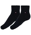 Tommy Hilfiger Strømper - 2-pak - Quarter - Navy