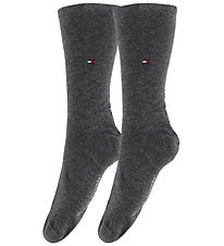 Tommy Hilfiger Strømper - 2-pak - Casual - Gråmeleret