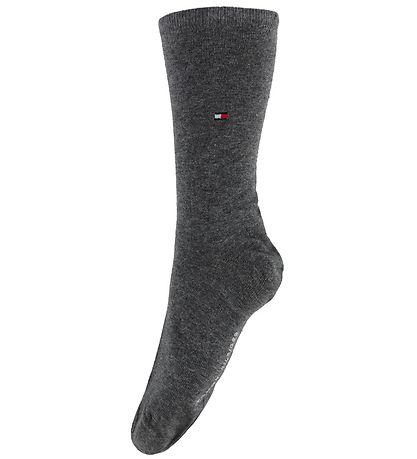Tommy Hilfiger Strømper - 2-pak - Casual - Gråmeleret