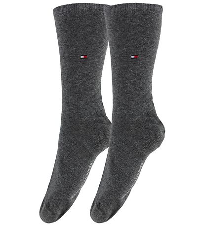 Tommy Hilfiger Strømper - 2-pak - Casual - Gråmeleret