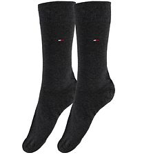 Tommy Hilfiger Strømper - 2-pak - Casual - Koksgråmeleret