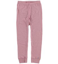 Joha Leggings - Uld - Støvet Rosa