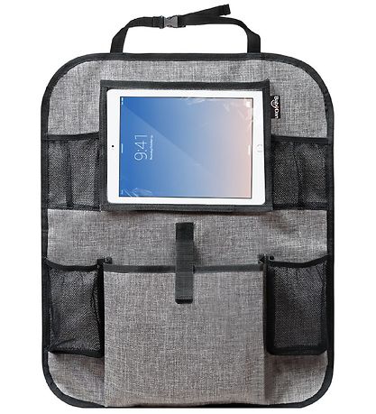 BabyDan Opbevaring - 20x25 cm - Tablet Backseat Organizer - Grå