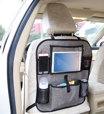 BabyDan Opbevaring - 20x25 cm - Tablet Backseat Organizer - Grå