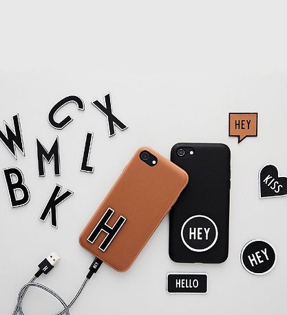 Design Letters Klistermærke - Mobil - Z - 5cm - Black