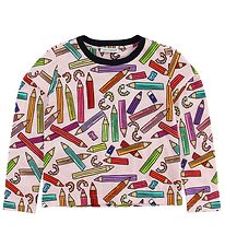 Dolce & Gabbana Bluse - Back To School - Lyserød m. Blyanter