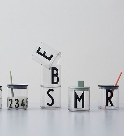 Design Letters Sugerør/Låg - Green