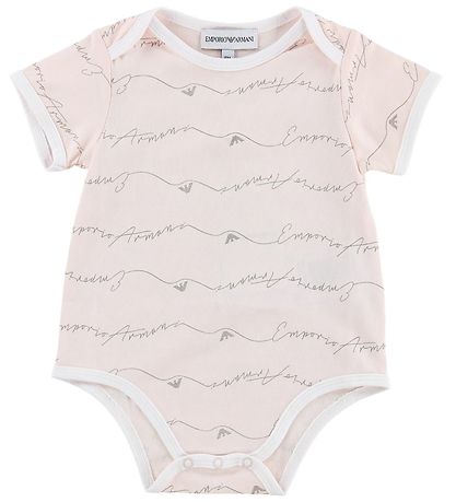 Emporio Armani Bodyer k/æ - 3-pak - Hvid/Pudder