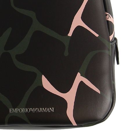 Emporio Armani Rygsæk - Sort m. Army/Rosa Print