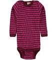 Engel Bodysuit L/æ - Wool/Silk - Raspberry/Orchid