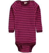 Engel Body l/æ - Uld/Silke - Raspberry/Orchid