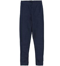 Engel Leggings - Uld/Silke - Navy