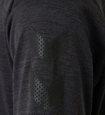 Hummel T-shirt - HMLHarald - Mørkegråmeleret
