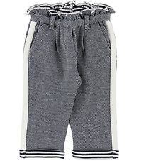 Emporio Armani Bukser - Hvid/Navy m. Mønster