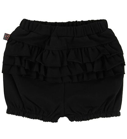 Little Wonders Bloomers - Amber - Sort m. Flæser
