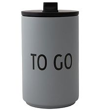 Design Letters Termo - 350 ml - Grå