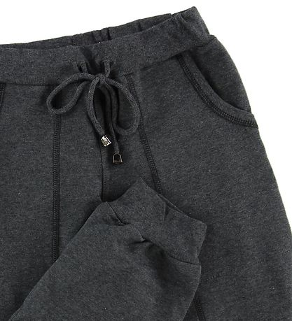 Say-So Sweatpants - Mørkegråmeleret