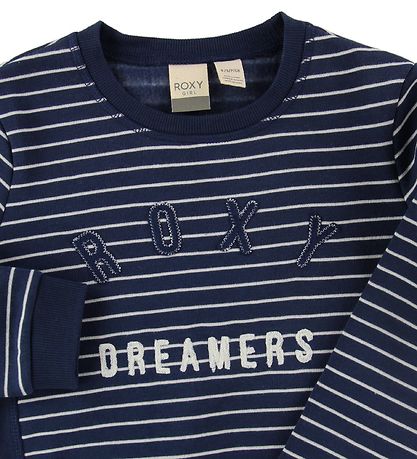 Roxy Sweatshirt - Navy m. Striber/Logo