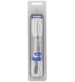 2GO Elastiske Snørebånd - 80 cm - 1 Par - Hvid