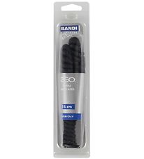 2GO Elastiske Spiralsnørebånd - 100/120 cm - 1 Par - Sort