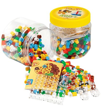 Hama Maxisæt m. Perleplader - 400 stk. - Multifarvet
