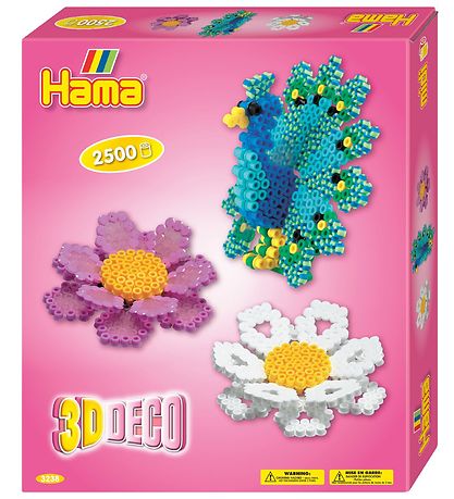 Hama Midi Perlesæt - 2500 stk. - 3D - Deco