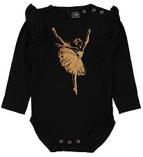 Petit By Sofie Schnoor Body l/æ - Dicte - Sort m. Ballerina