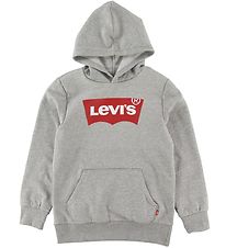 Levis Hættetrøje - Batwing - Gråmeleret