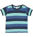 Freds World T-shirt - Multi Stripe - Blå