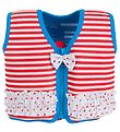 Konfidence Svømmevest - Original - Marthas Red Stripe Frills