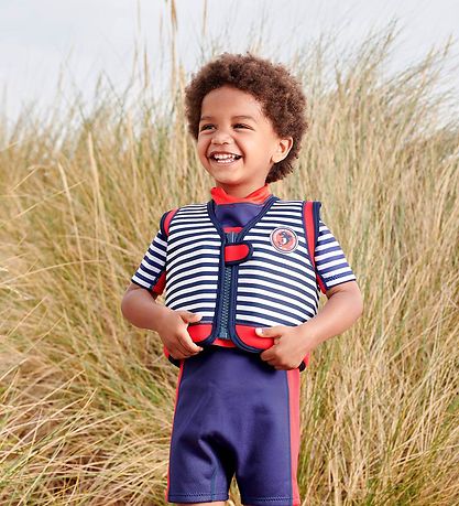 Konfidence Svømmevest - Original - Hamptons Navy Stripe