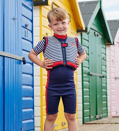 Konfidence Svømmevest - Original - Hamptons Navy Stripe