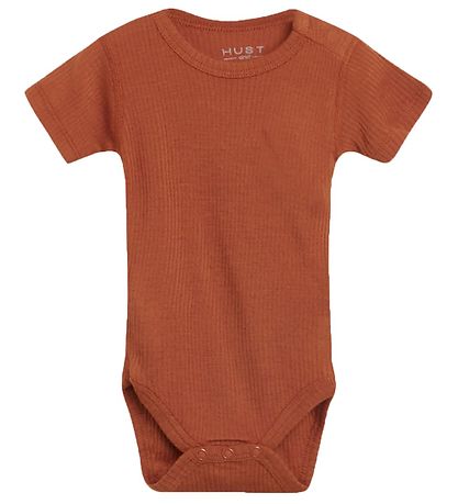 Hust and Claire Body k/æ - Bet - Uld/Bambus - Brændt Orange