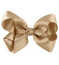Little Wonders Hårsløjfe - Kornelia - 8 cm - Tan m. Glimmer