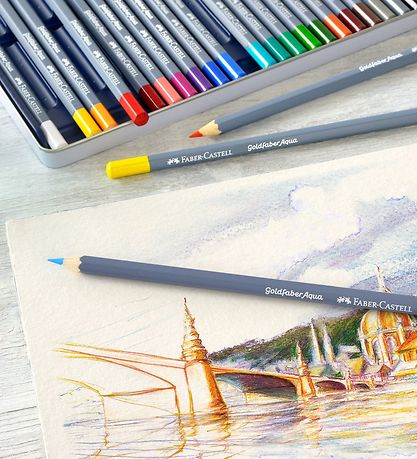 Faber-Castell Farveblyanter - Goldfaber Akvarel - 36 stk - Multi