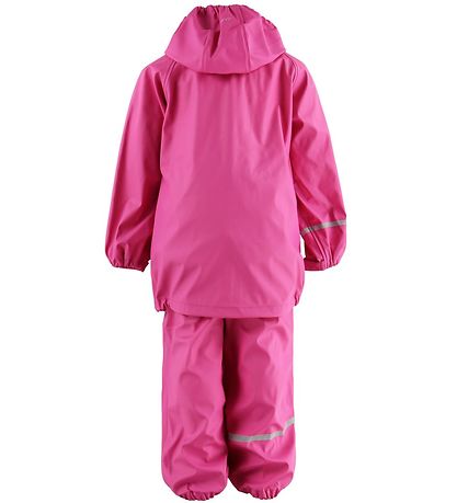 CeLaVi Regntøj m. Seler - PU - Pink