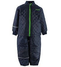 CeLaVi Termotøj - Navy m. Grøn