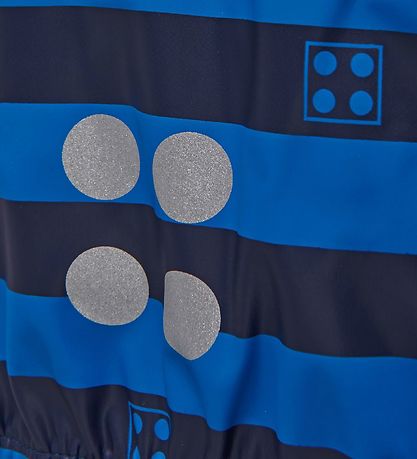 LEGO® Wear Regnjakke - Blå/Navystribet