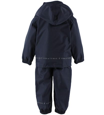 Ver de Terre Regntøj m. Seler - PE - Navy