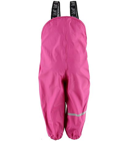 CeLaVi Regnbukser m. Seler - PU - Pink
