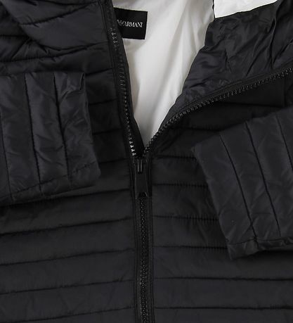 Emporio Armani Dynejakke - Sort