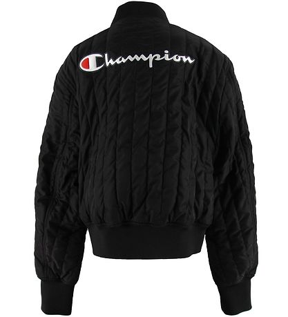Champion Fashion Bomberjakke - Sort m. Logo