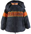 Dolce & Gabbana Dunjakke - Navy m. Orange