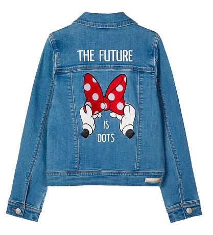 Name It x Disney Jakke - NkfMinnie - Medium Blue Denim