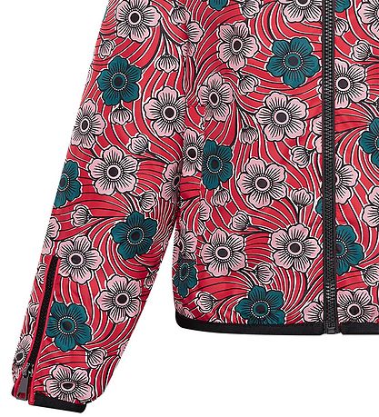 Moncler Jakke - Breanna - Rød m. Blomster
