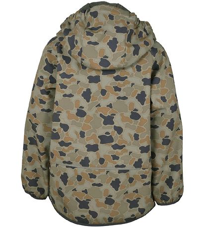 Mikk-Line Softshelljakke - Blue Nights/Covert Green