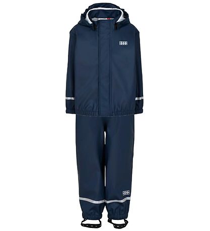 LEGO® Wear Regntøj m. Seler - PU - LWJivan - Dark Navy